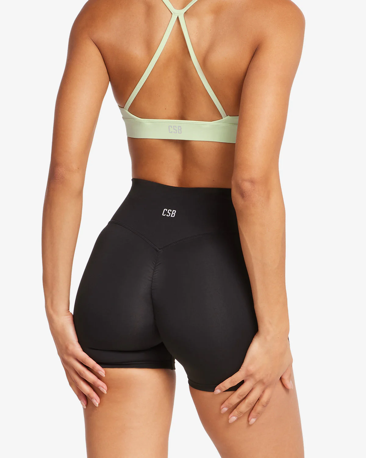 Activluxe Scrunch Shorts 4" | Black - Image 13