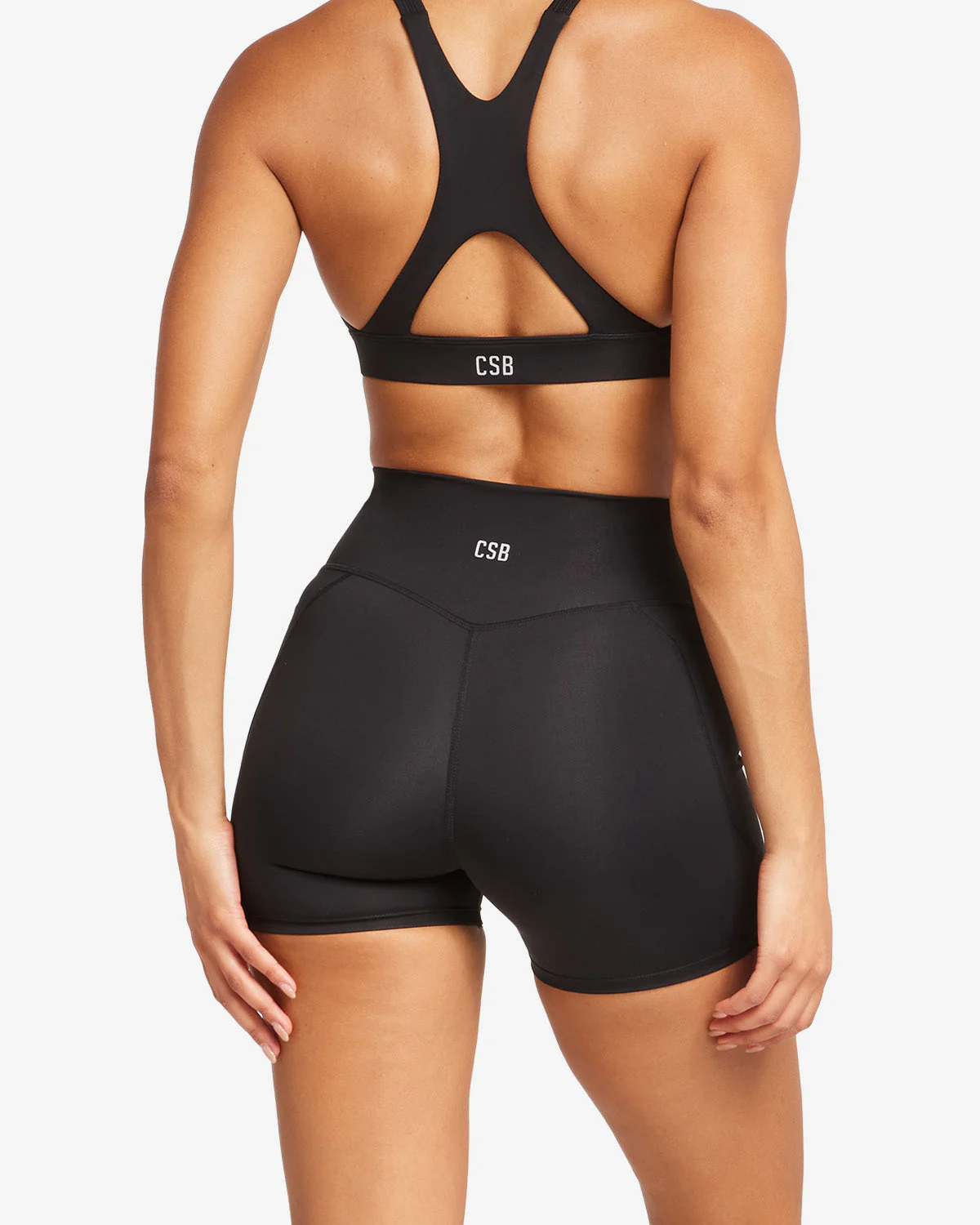 Activluxe Contour Pocket Shorts 4" | Black - Image 3