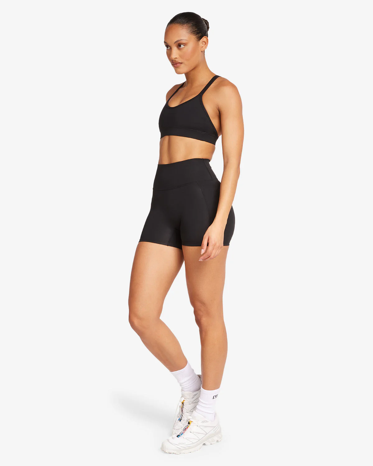 Activluxe Contour Pocket Shorts 4" | Black - Image 4