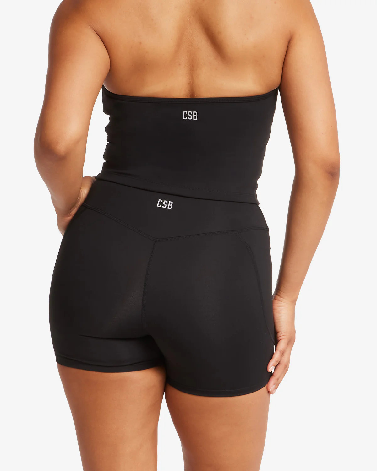 Activluxe Contour Pocket Shorts 4" | Black - Image 8