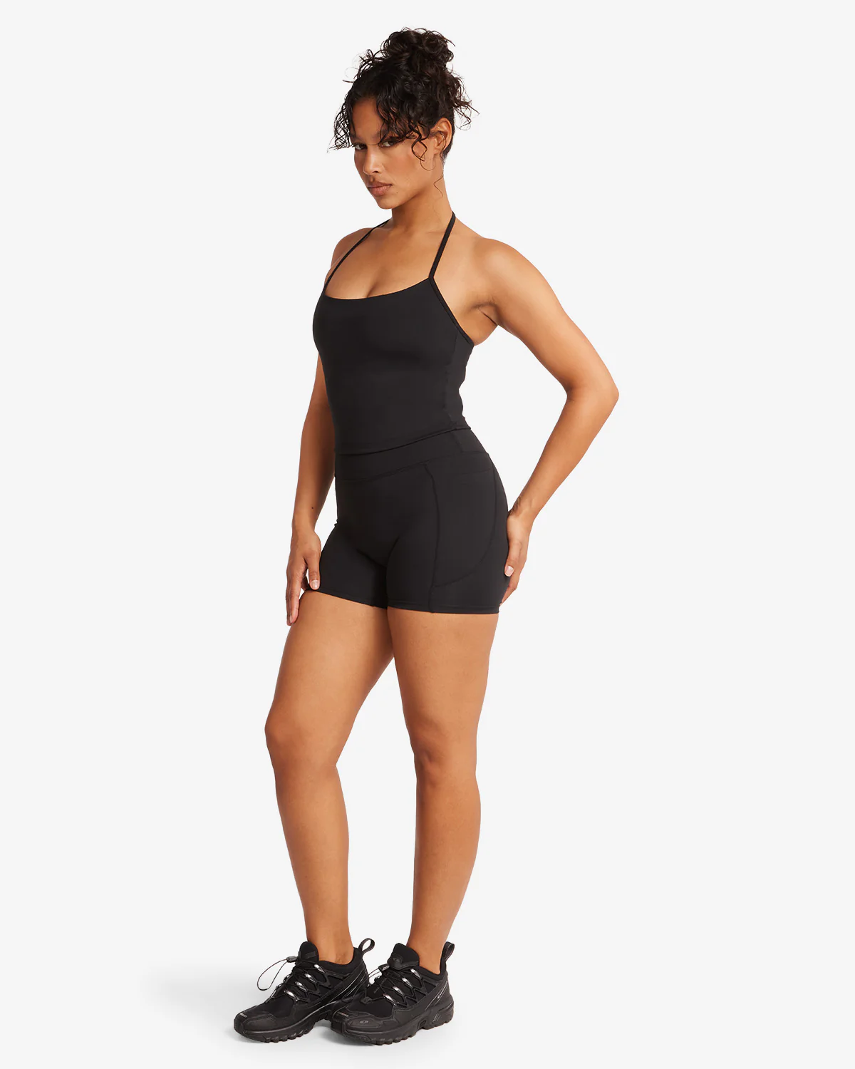 Activluxe Contour Pocket Shorts 4" | Black - Image 9