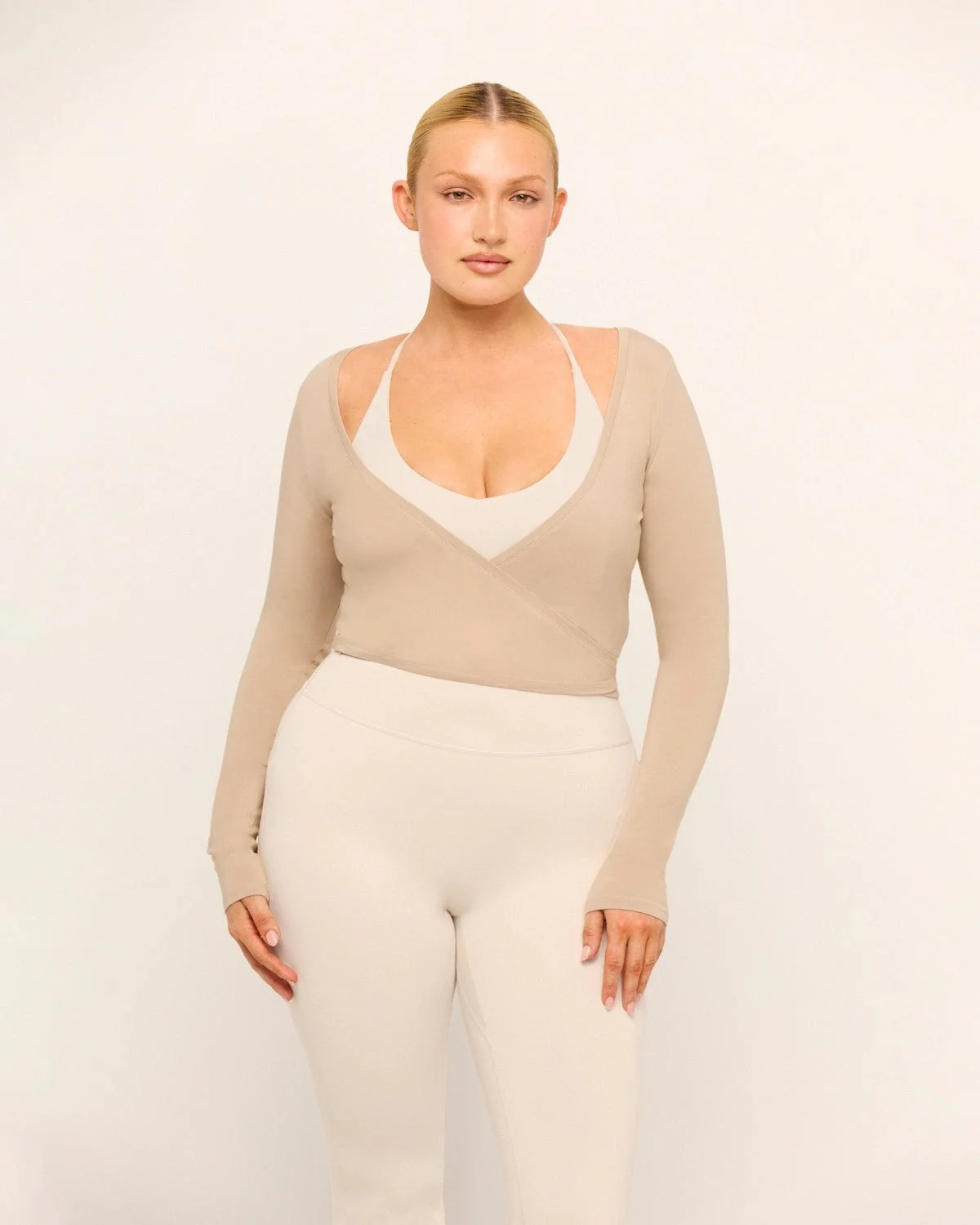 Ballet Wrap Top | Fawn - Image 4