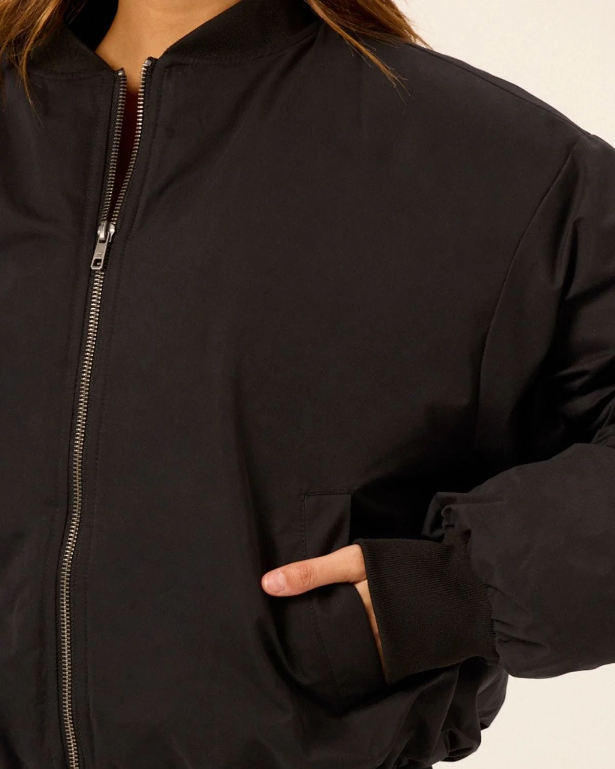 Bomber Jacket | Black - Image 6