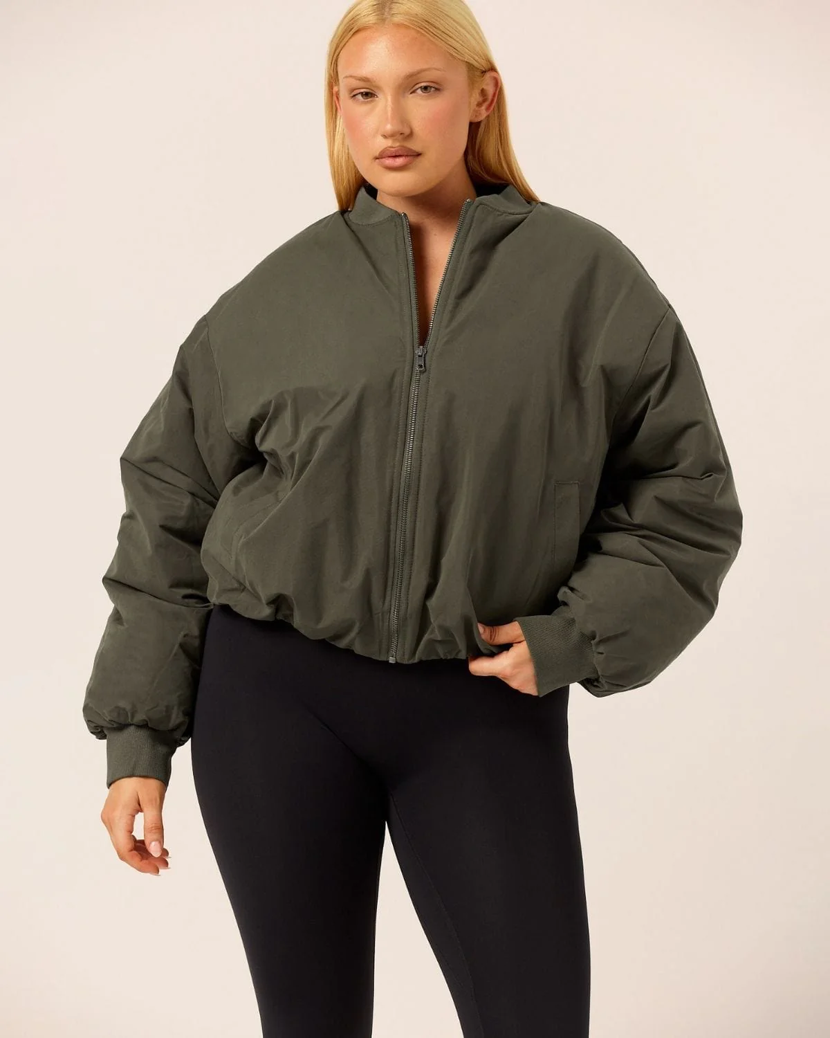 Bomber Jacket | Deep Olive - Image 11