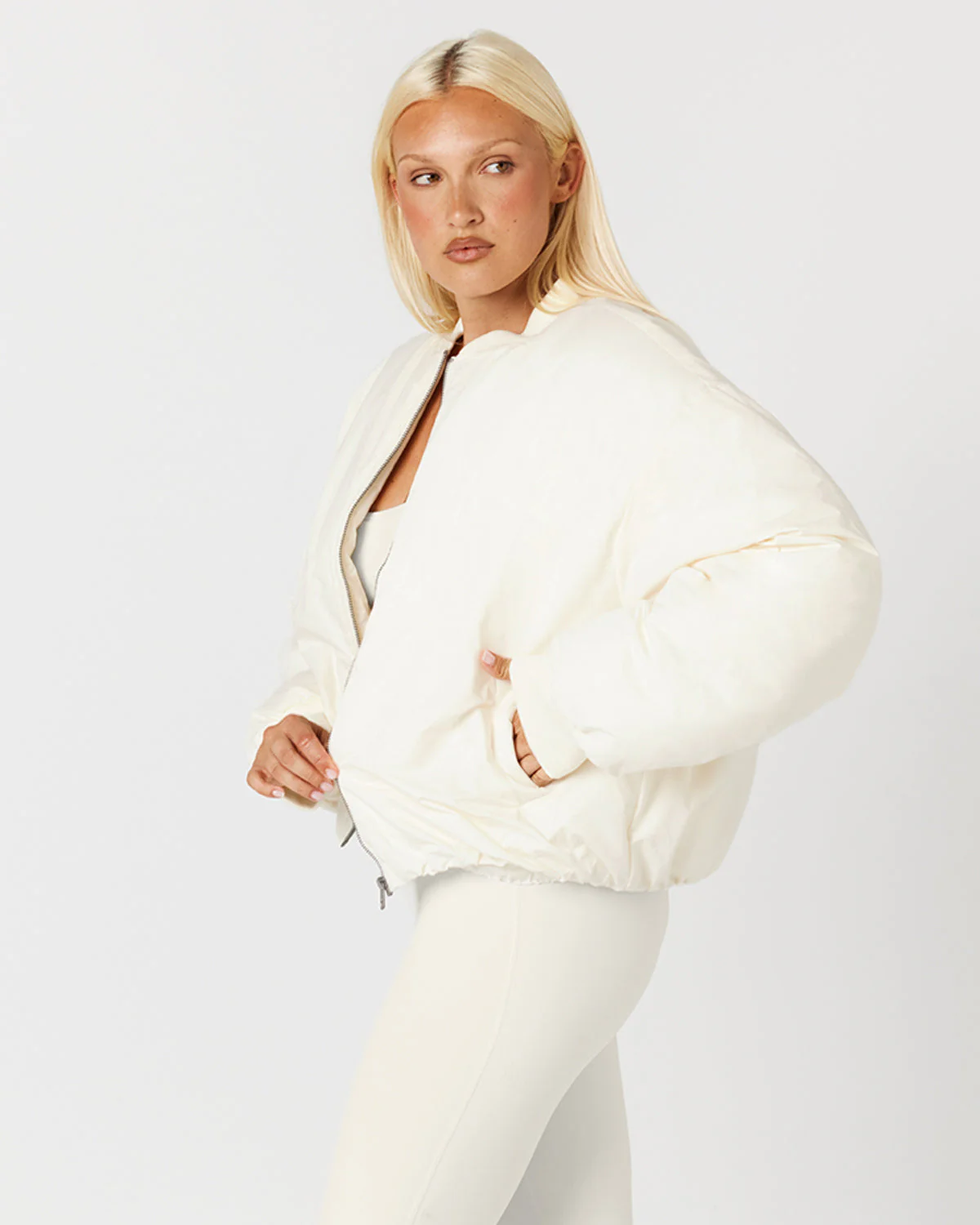 Bomber Jacket | Vanilla - Image 3