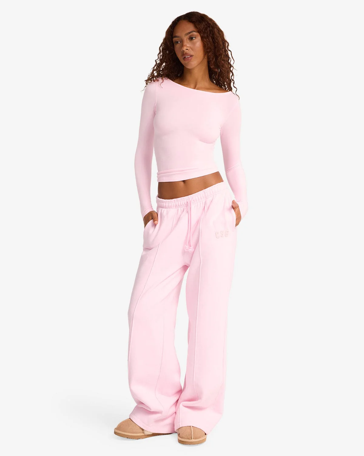 CSB Wide Leg Sweatpant | Blossom - Image 7