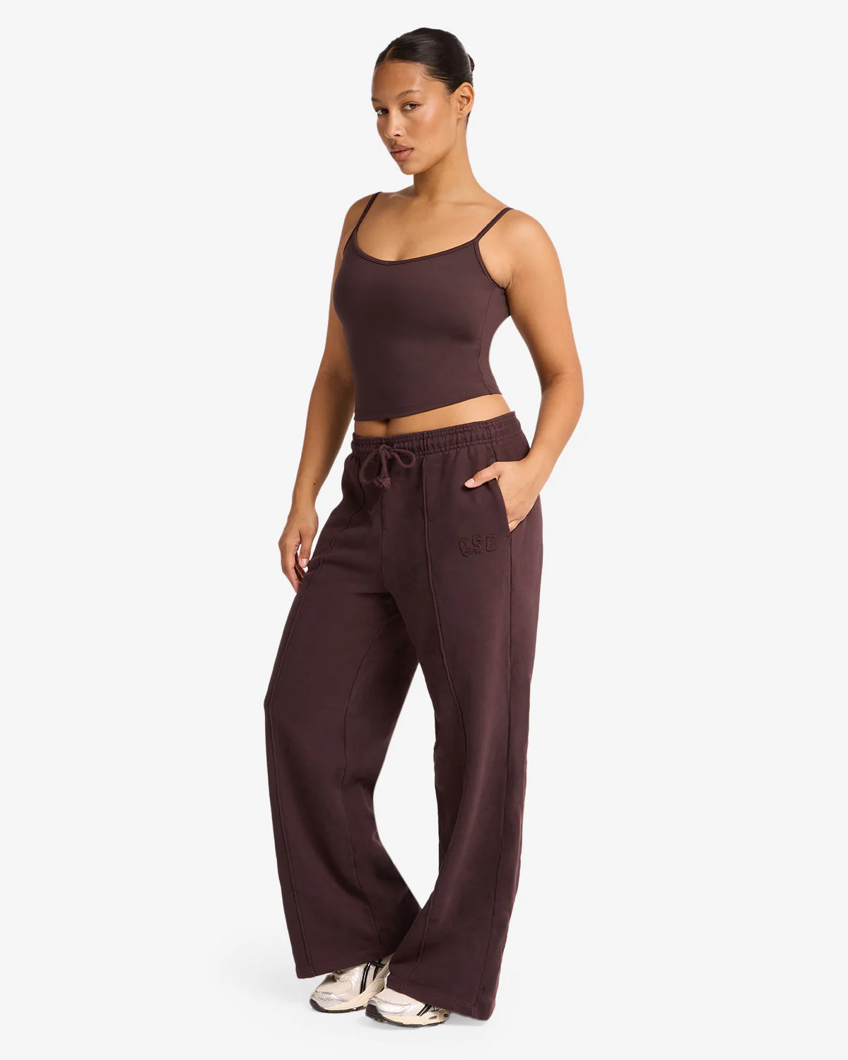 CSB Wide Leg Sweatpant | Espresso - Image 3