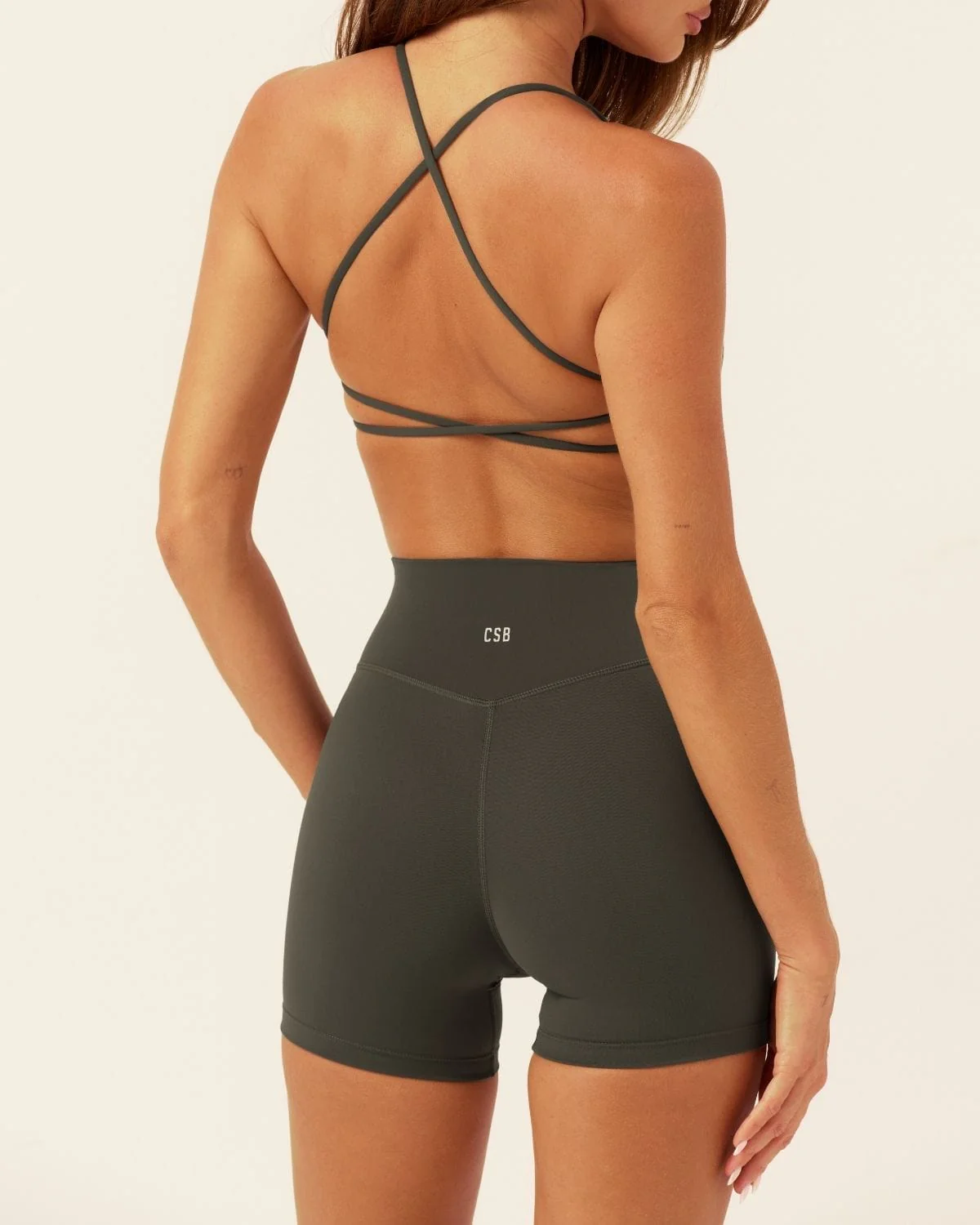 Fade Crossover Shorts 5" | Deep Olive - Image 5