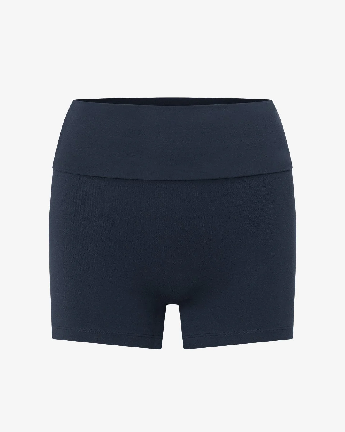 Foldover Yoga Shorts | Deep Navy - Image 4