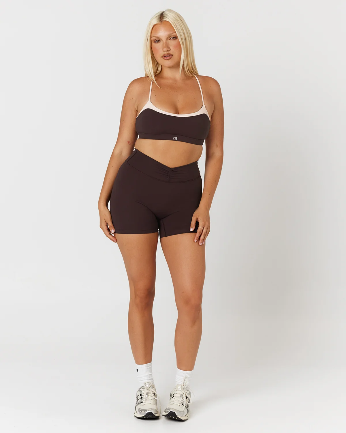 Form Gather Waist Shorts 5" | Espresso - Image 4