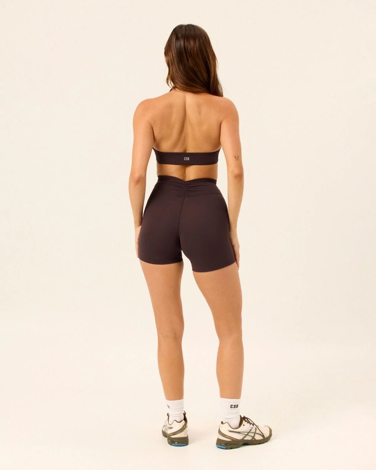 Form Gather Waist Shorts 5" | Espresso - Image 8