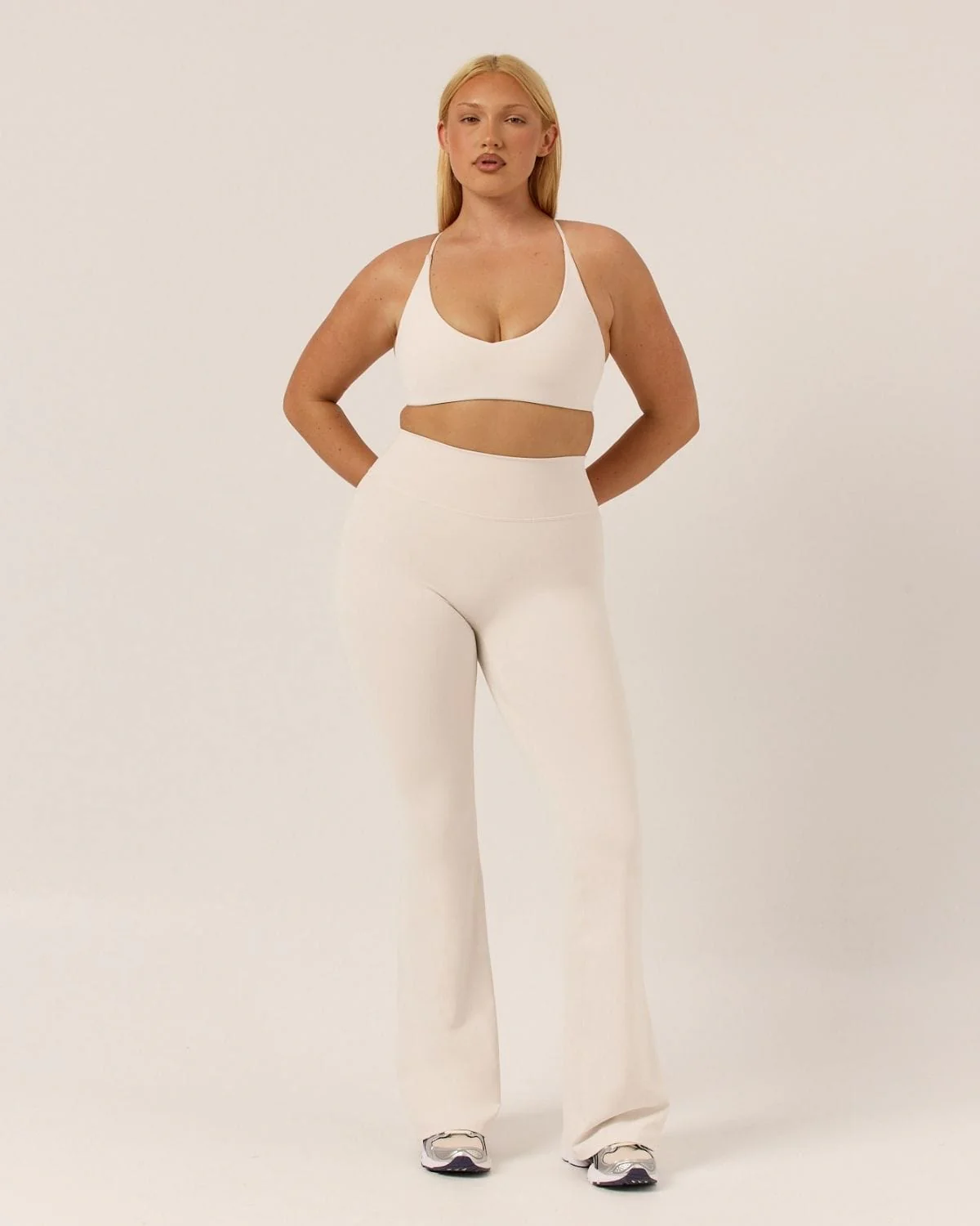 Form Invisible Scrunch Flare Leggings Tall | Vanilla - Image 6
