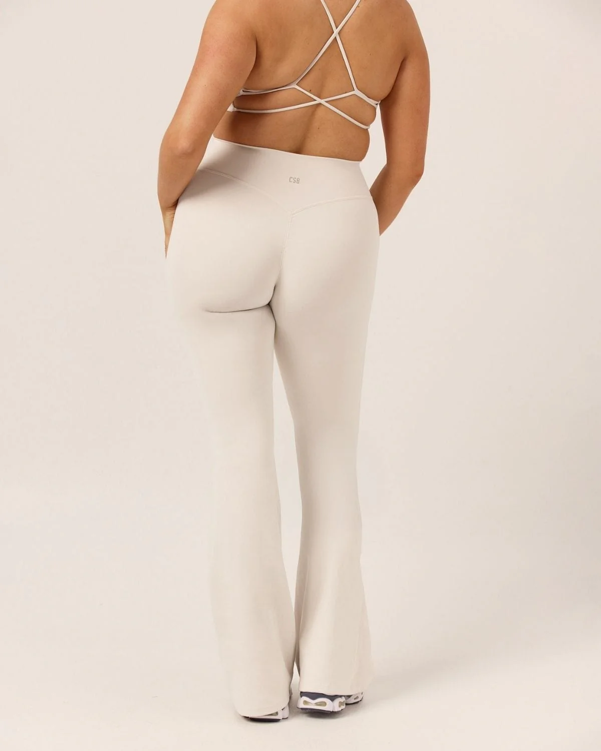 Form Invisible Scrunch Flare Leggings Tall | Vanilla - Image 7