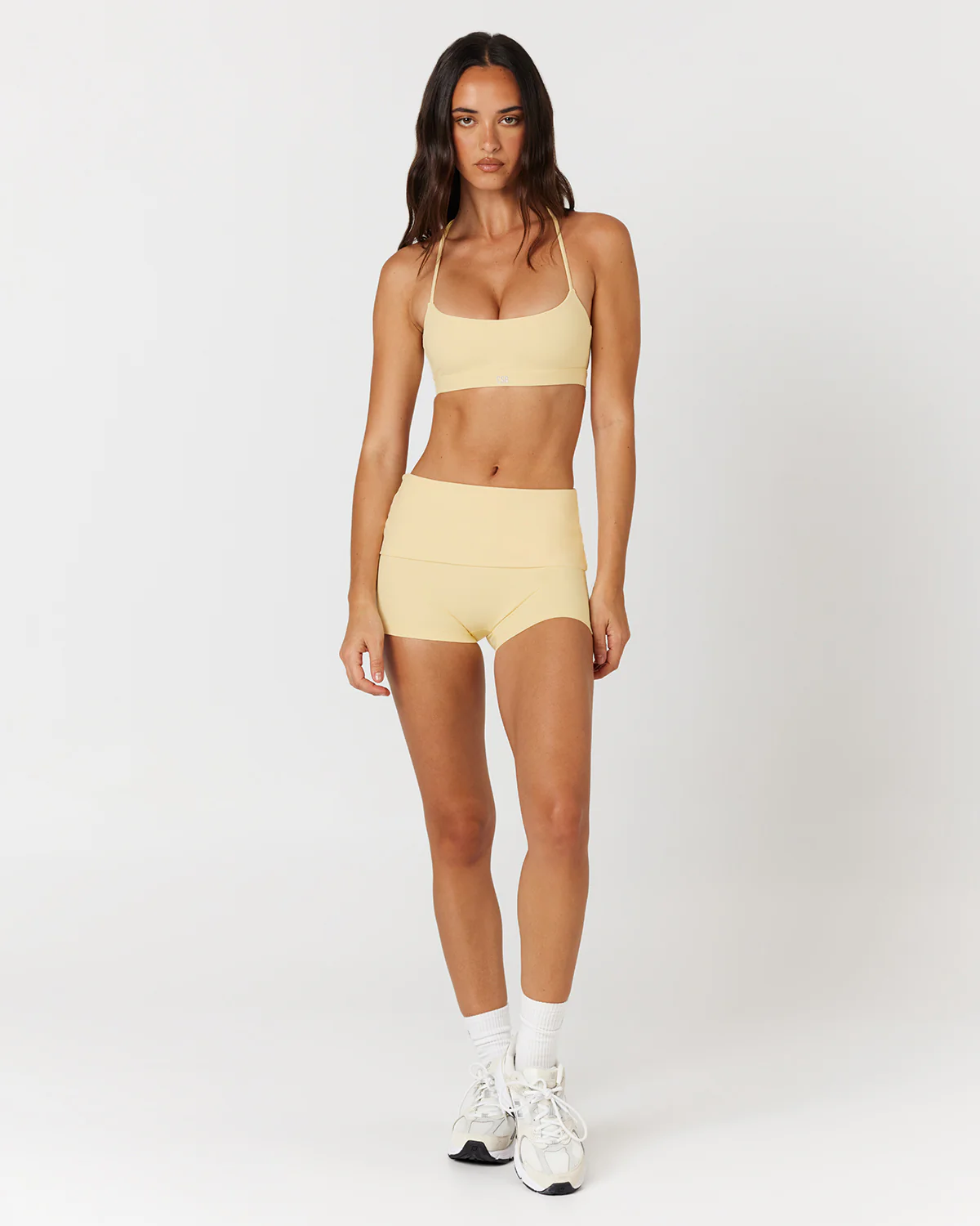 Form Invisible Scrunch Fold Over Shorts 3" | Butter - Image 5