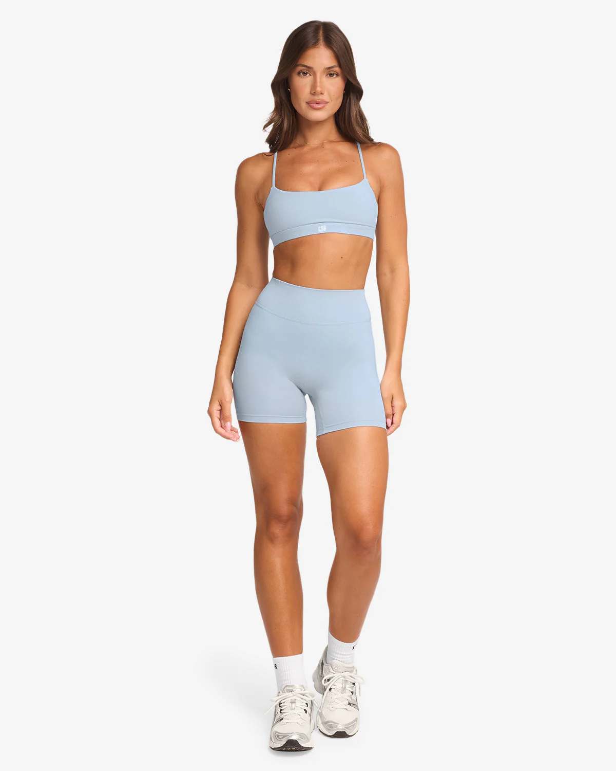 Form Invisible Scrunch Shorts 5" | Dusty Blue - Image 11