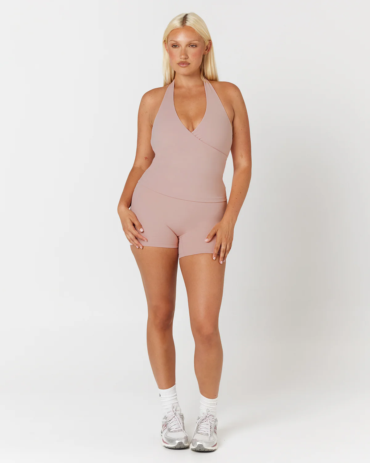 Form Invisible Scrunch Shorts 5" | Dusty Pink - Image 4