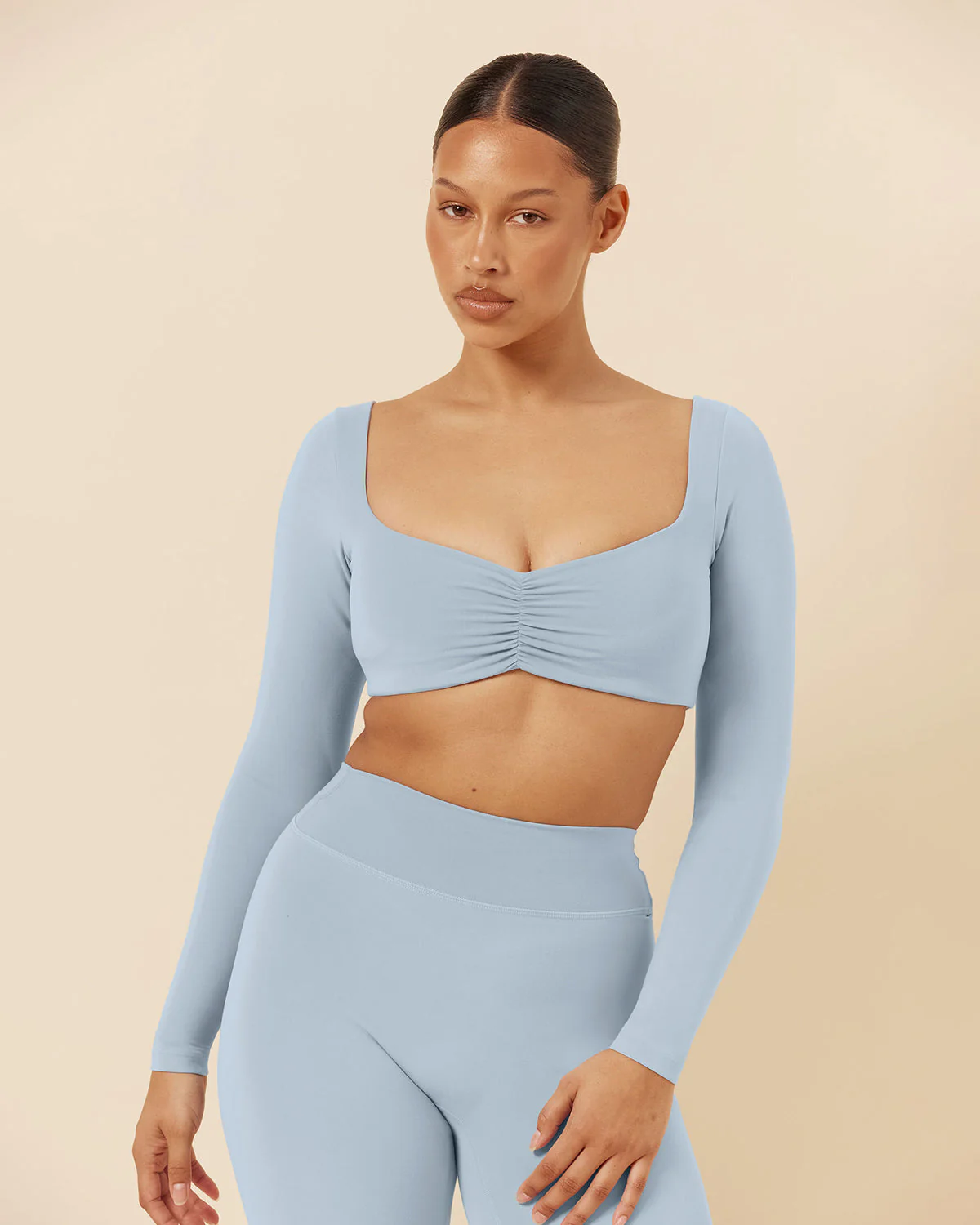 Form Margo Long Sleeve Top | Dusty Blue - Image 8