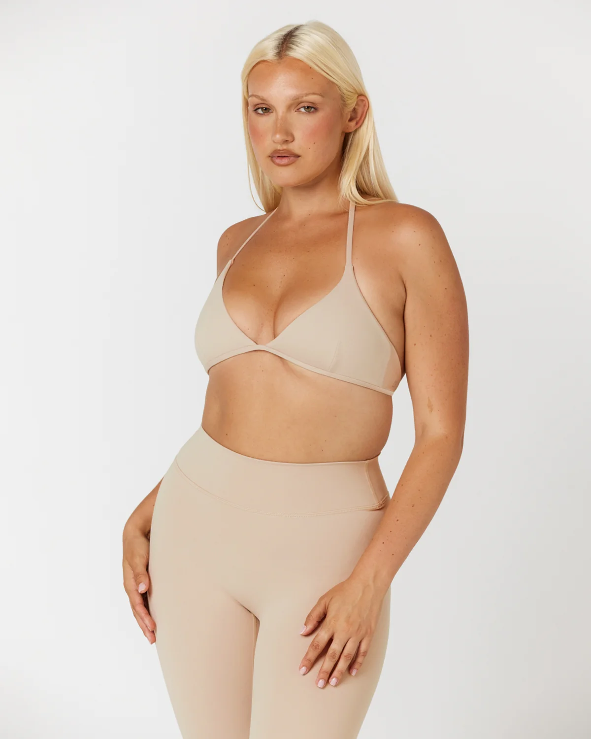 Form Micro Halter V Crop | Fawn - Image 3