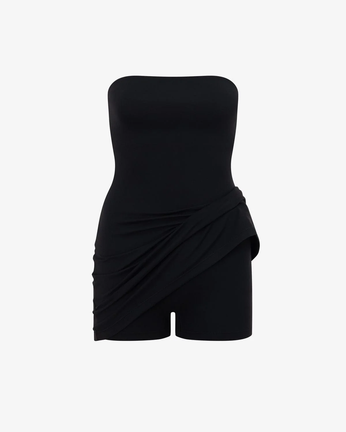 Form Strapless Mini Dress | Black - Image 8