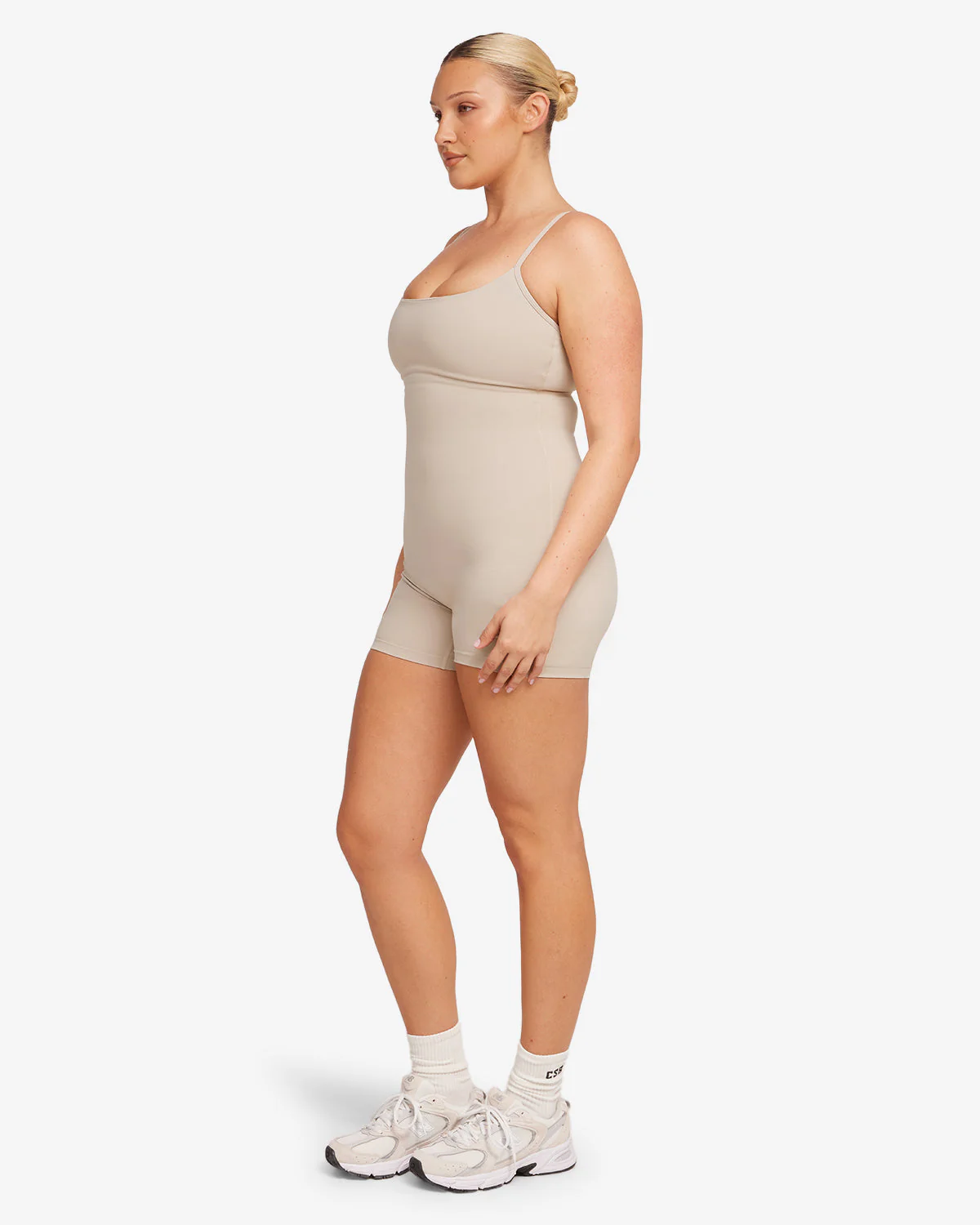 Form Staple Playsuit | Fawn - Image 7