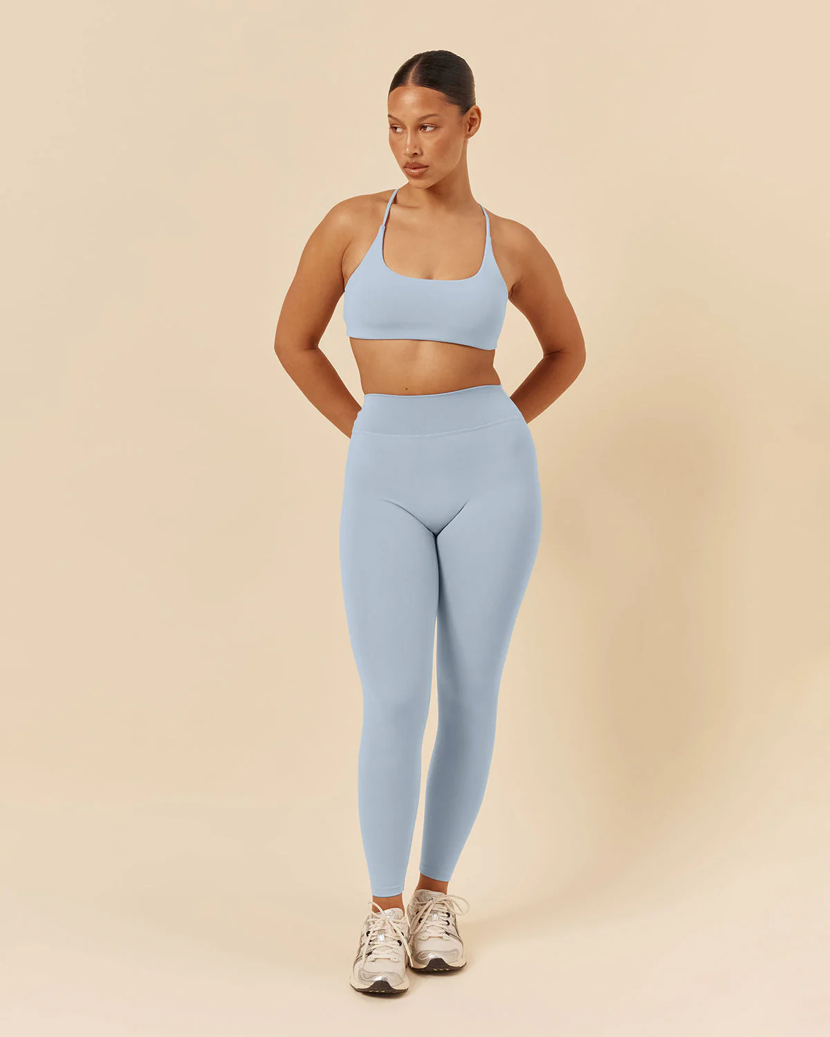 Form V Waist Leggings | Dusty Blue - Image 7
