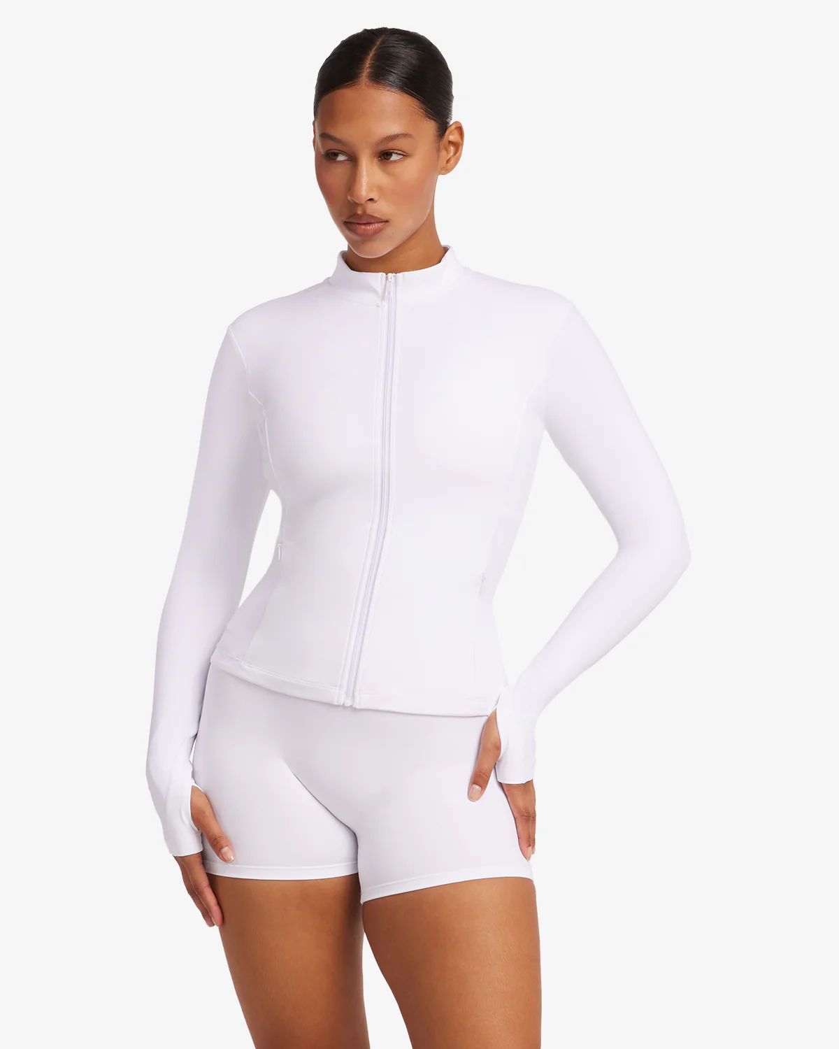 Freedom Pocket Zip Up Jacket | White - Image 18