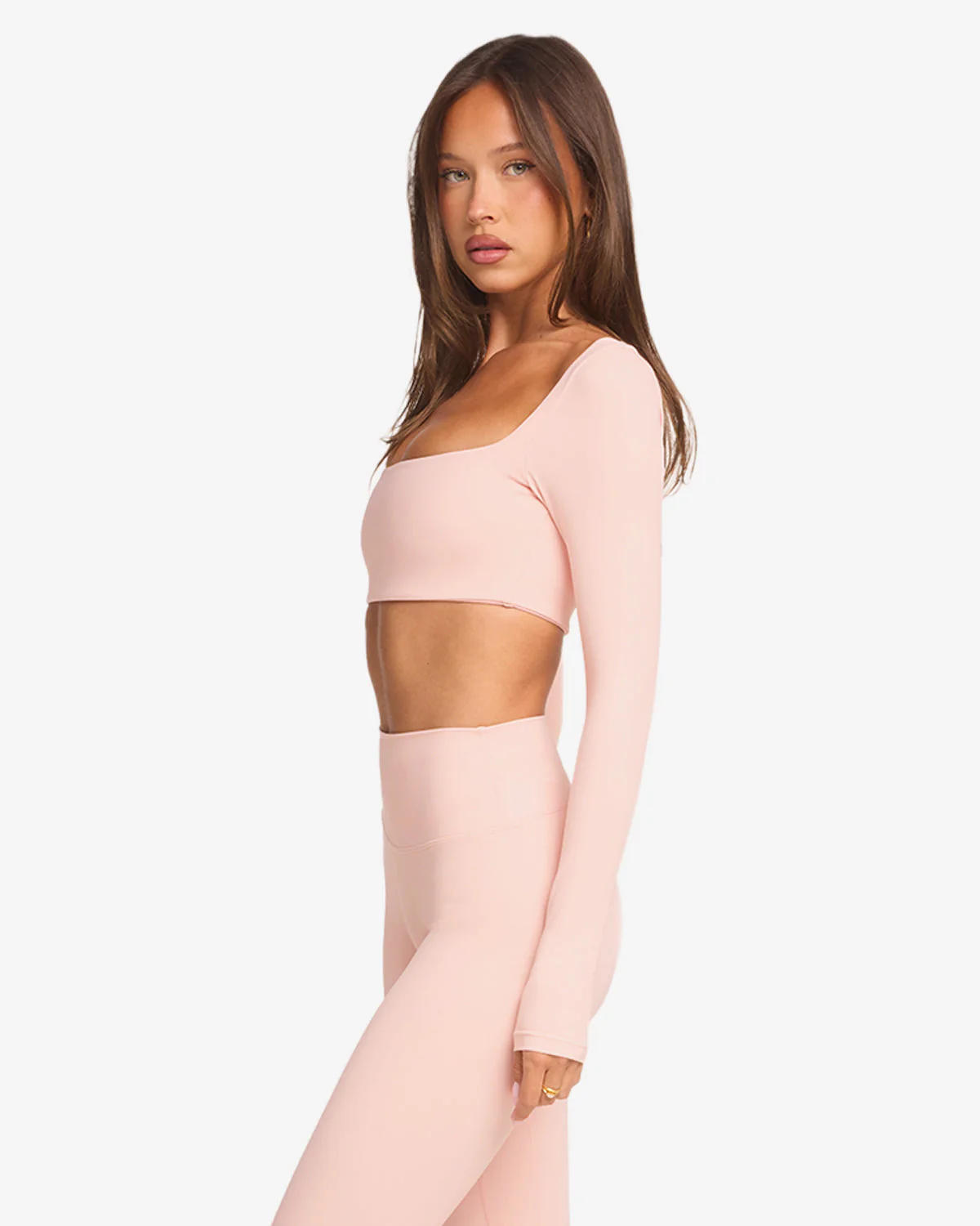 Freedom Scoop Long Sleeve Crop | Blush - Image 2