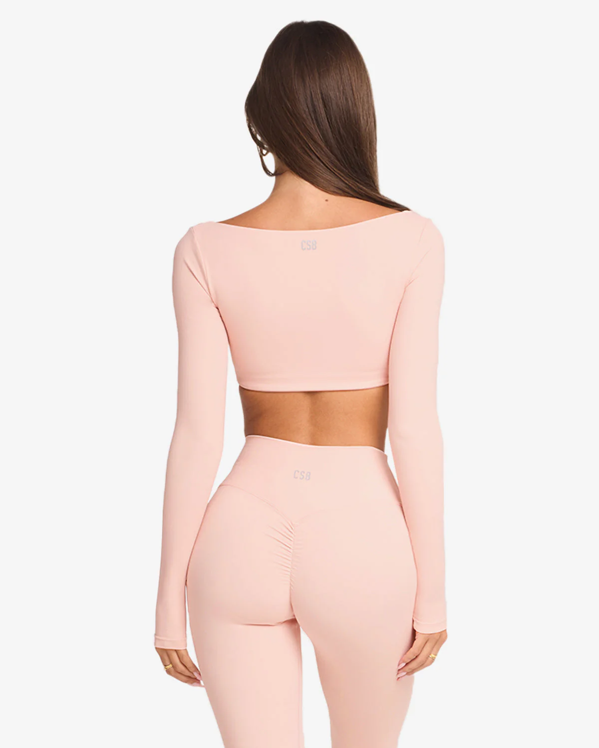 Freedom Scoop Long Sleeve Crop | Blush - Image 3