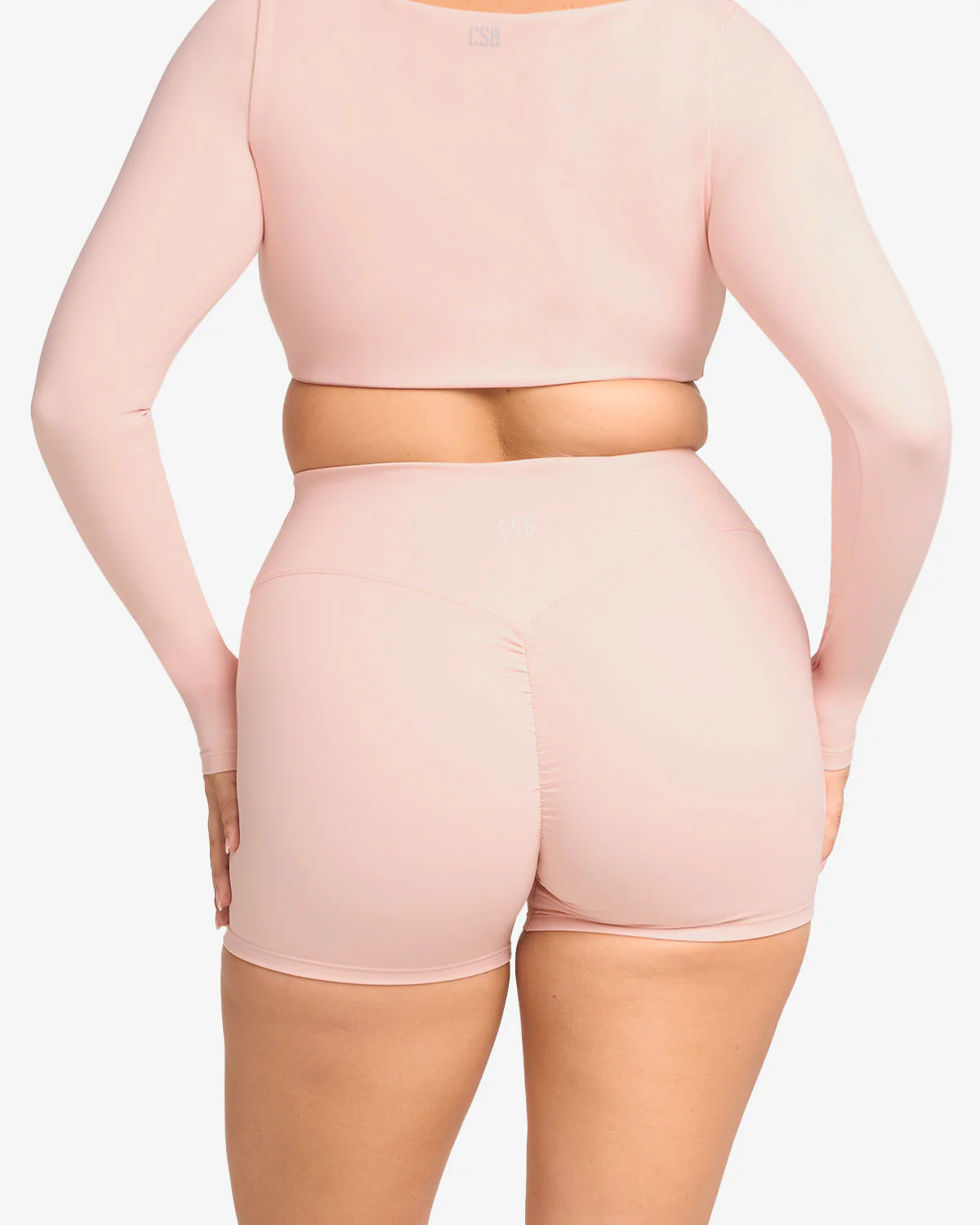 Freedom Scrunch Shorts 4" | Blush - Image 14