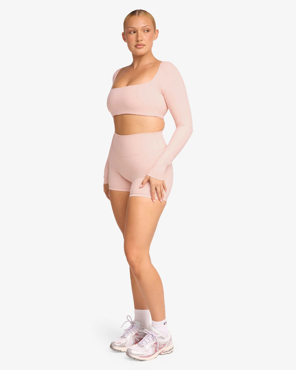 Freedom Scrunch Shorts 4" | Blush - Image 15
