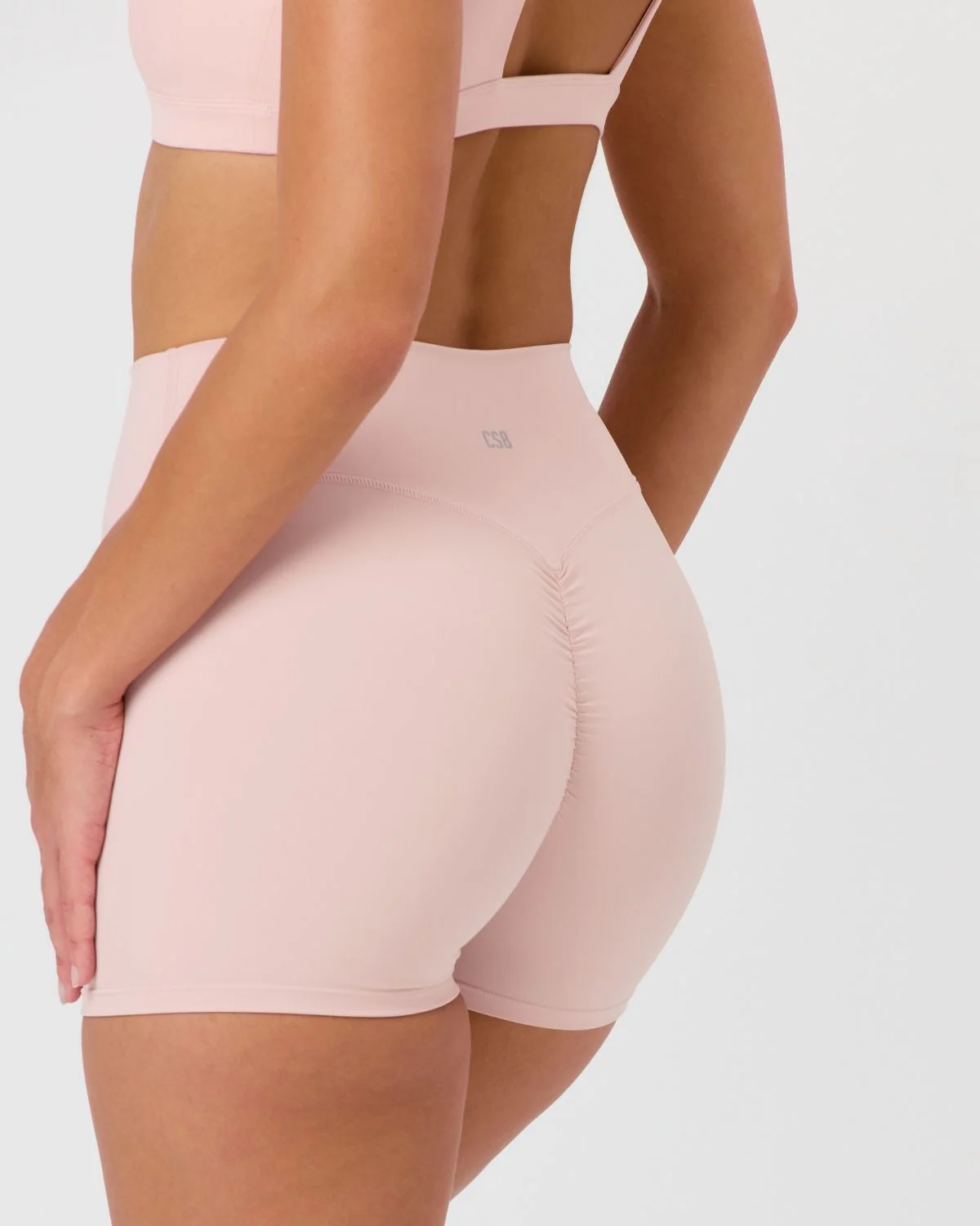 Freedom Scrunch Shorts 4" | Blush - Image 3