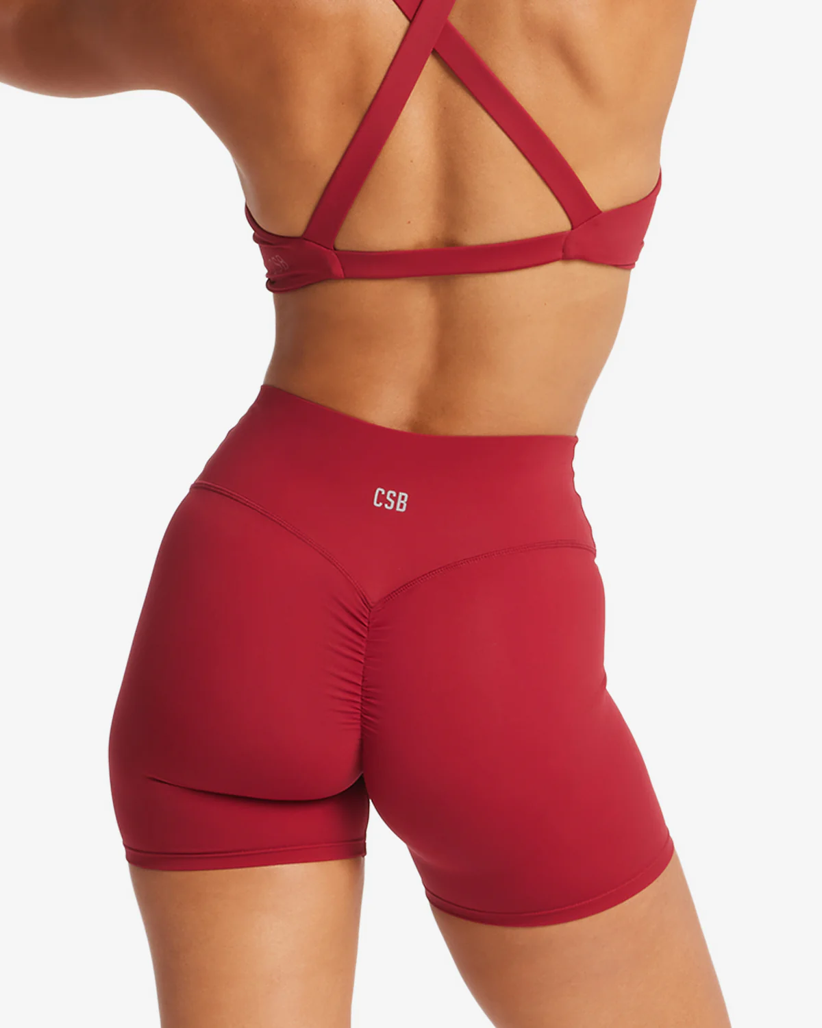 Freedom Scrunch Shorts 5" | Cherry - Image 10