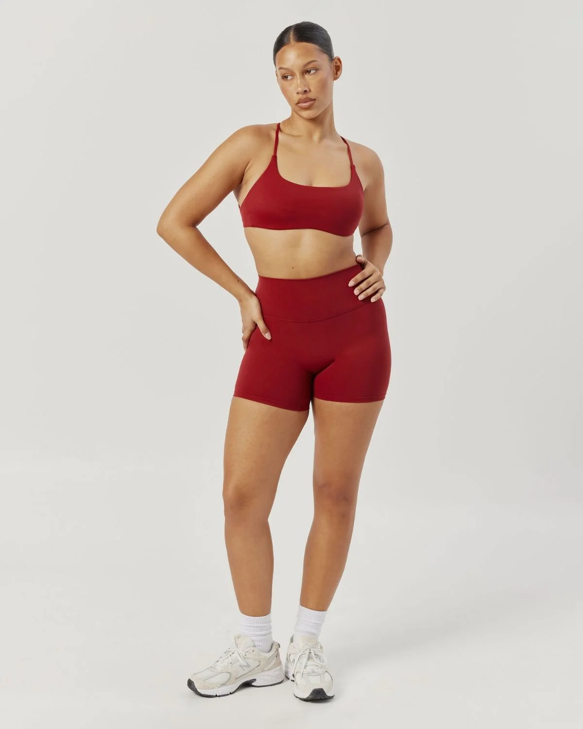 Freedom Scrunch Shorts 5" | Cherry - Image 6
