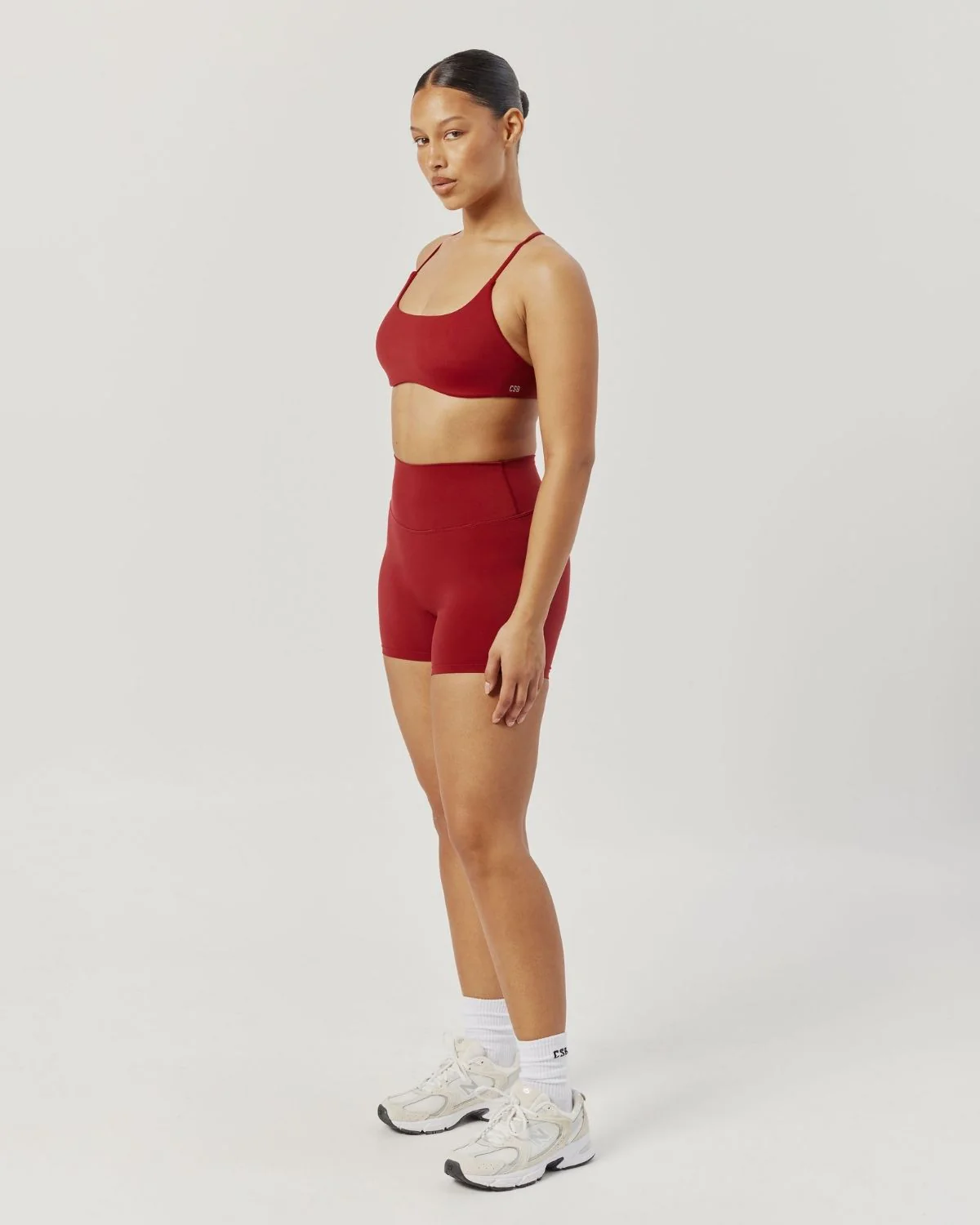 Freedom Scrunch Shorts 5" | Cherry - Image 8