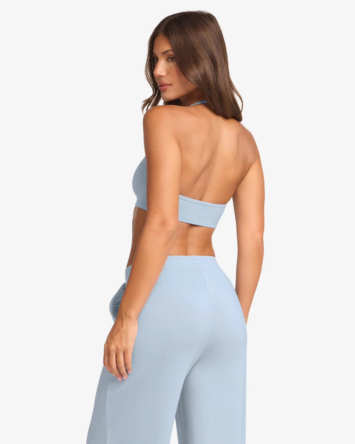 Halter Neck Crop | Dusty Blue - Image 3