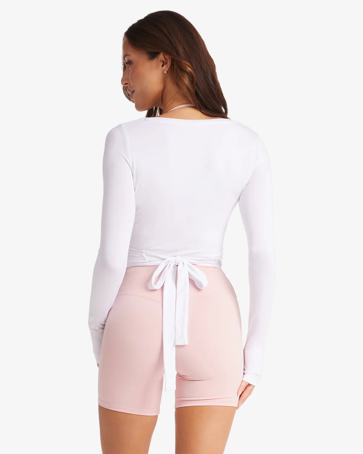 Ballet Wrap Top | White - Image 11
