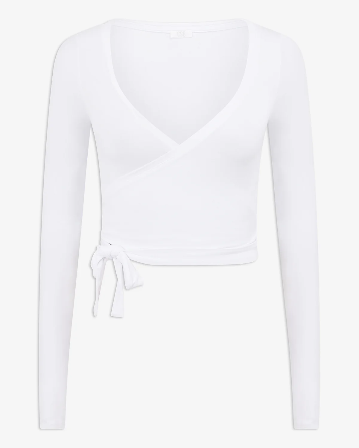 Ballet Wrap Top | White - Image 4