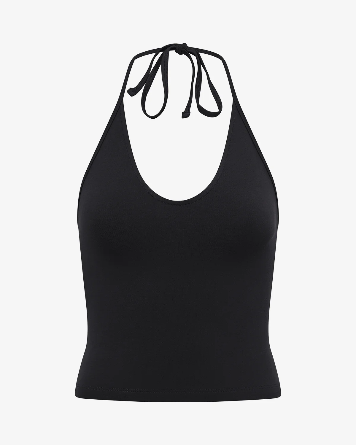 Halter Tie Tank | Black - Image 5