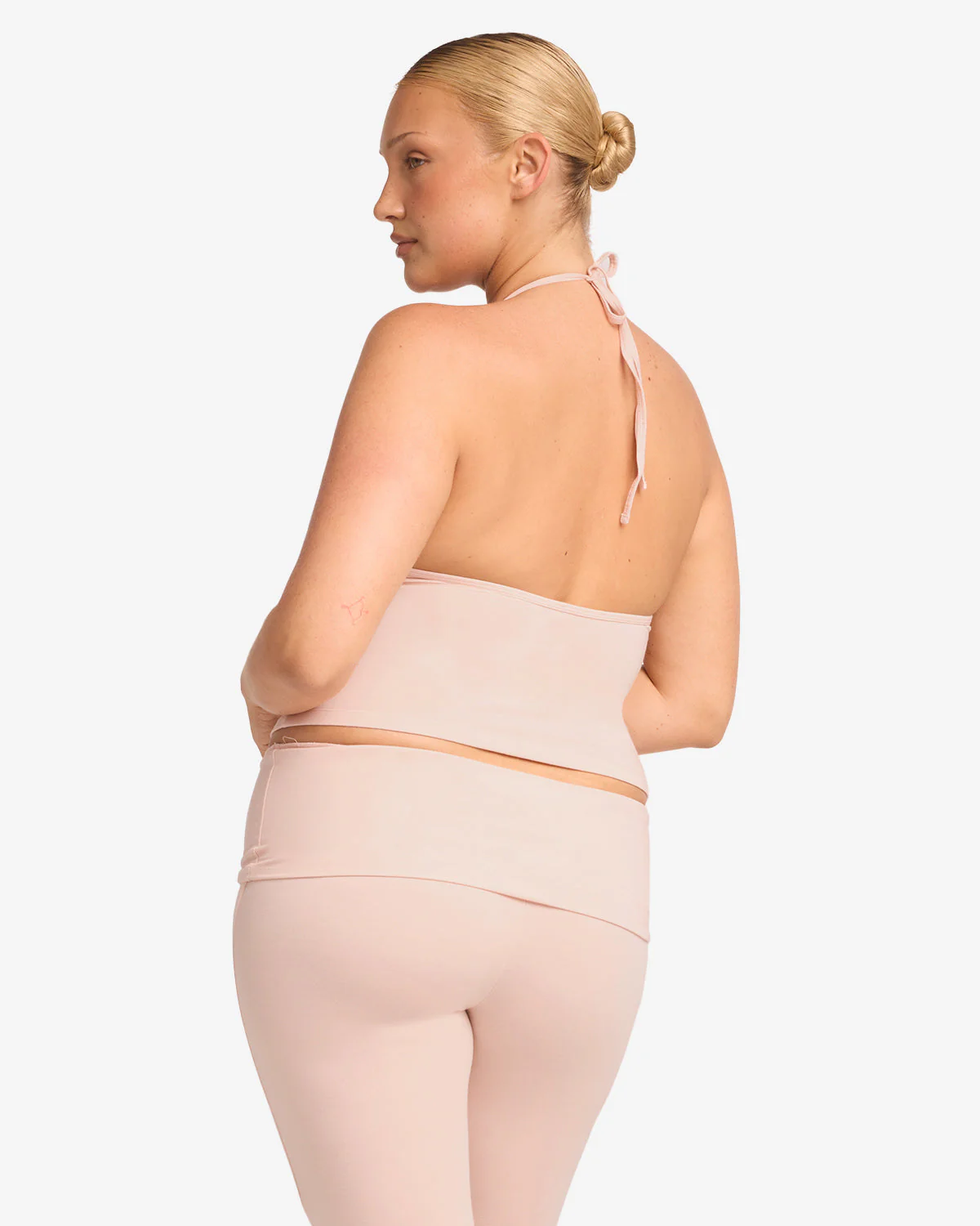 Halter Tie Tank | Blush - Image 8