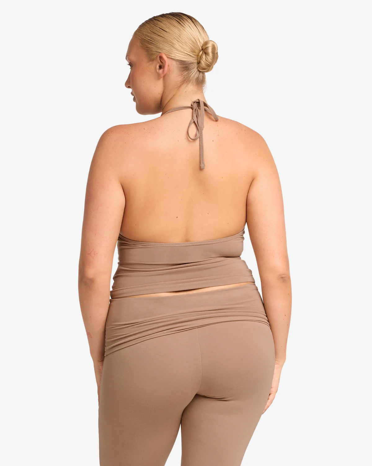 Halter Tie Tank | Toffee - Image 8