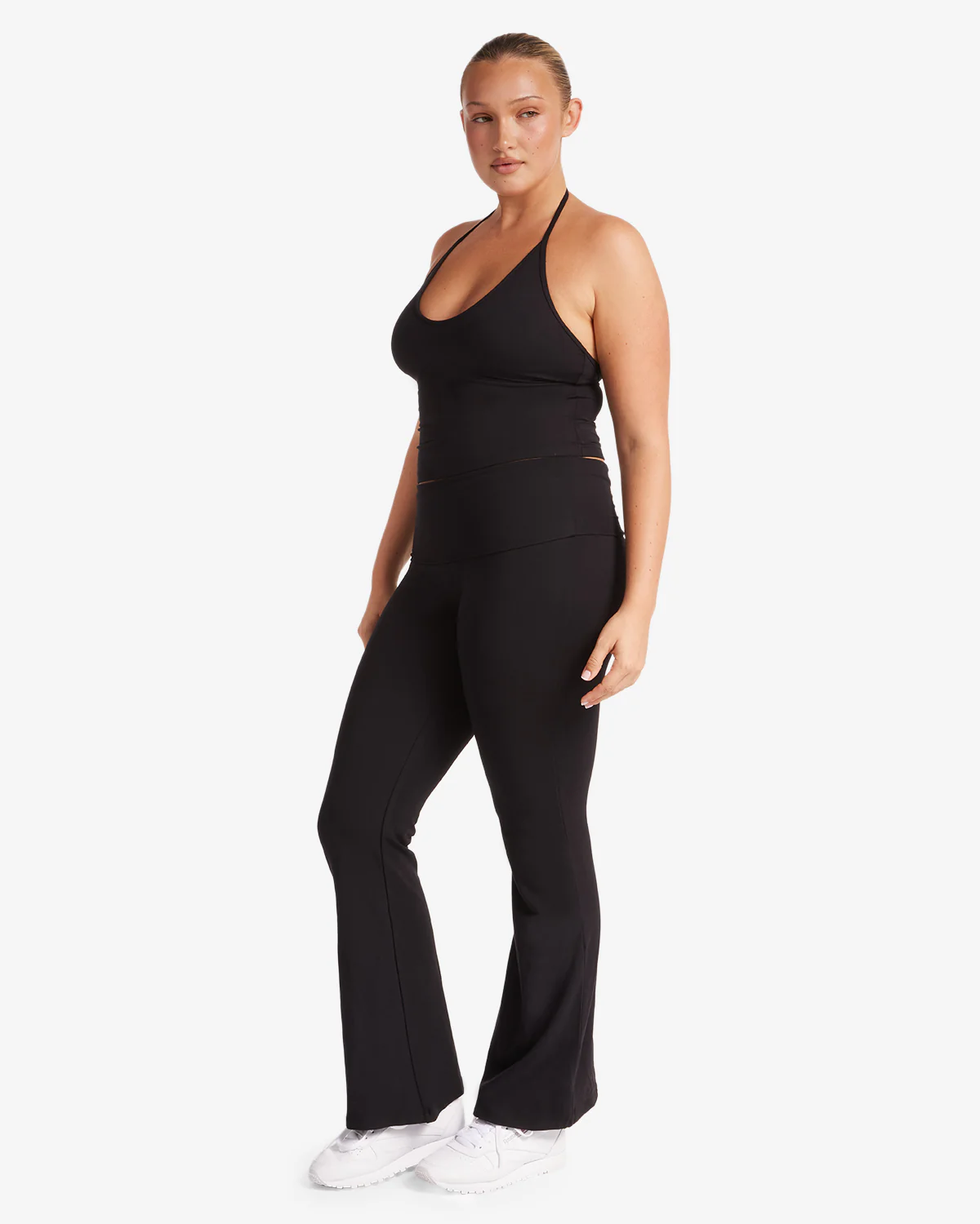 Jersey Flare Pant | Black - Image 14