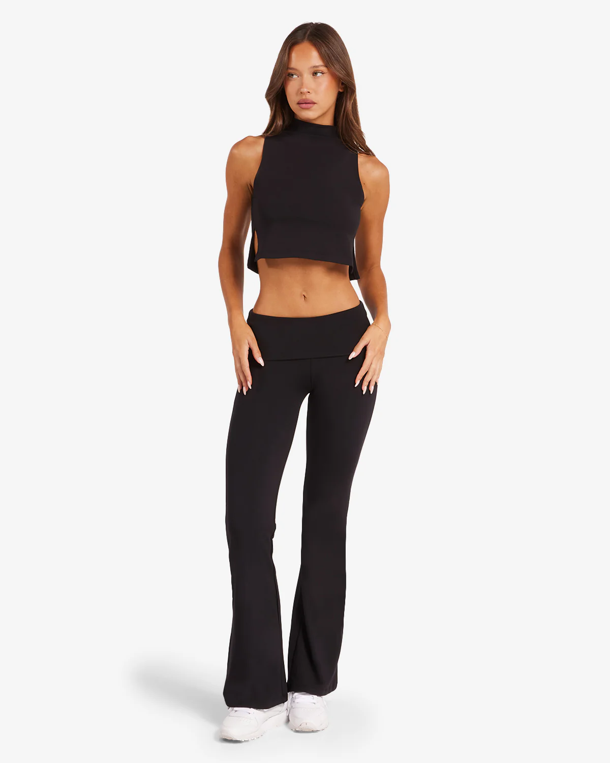 Jersey Flare Pant | Black - Image 9