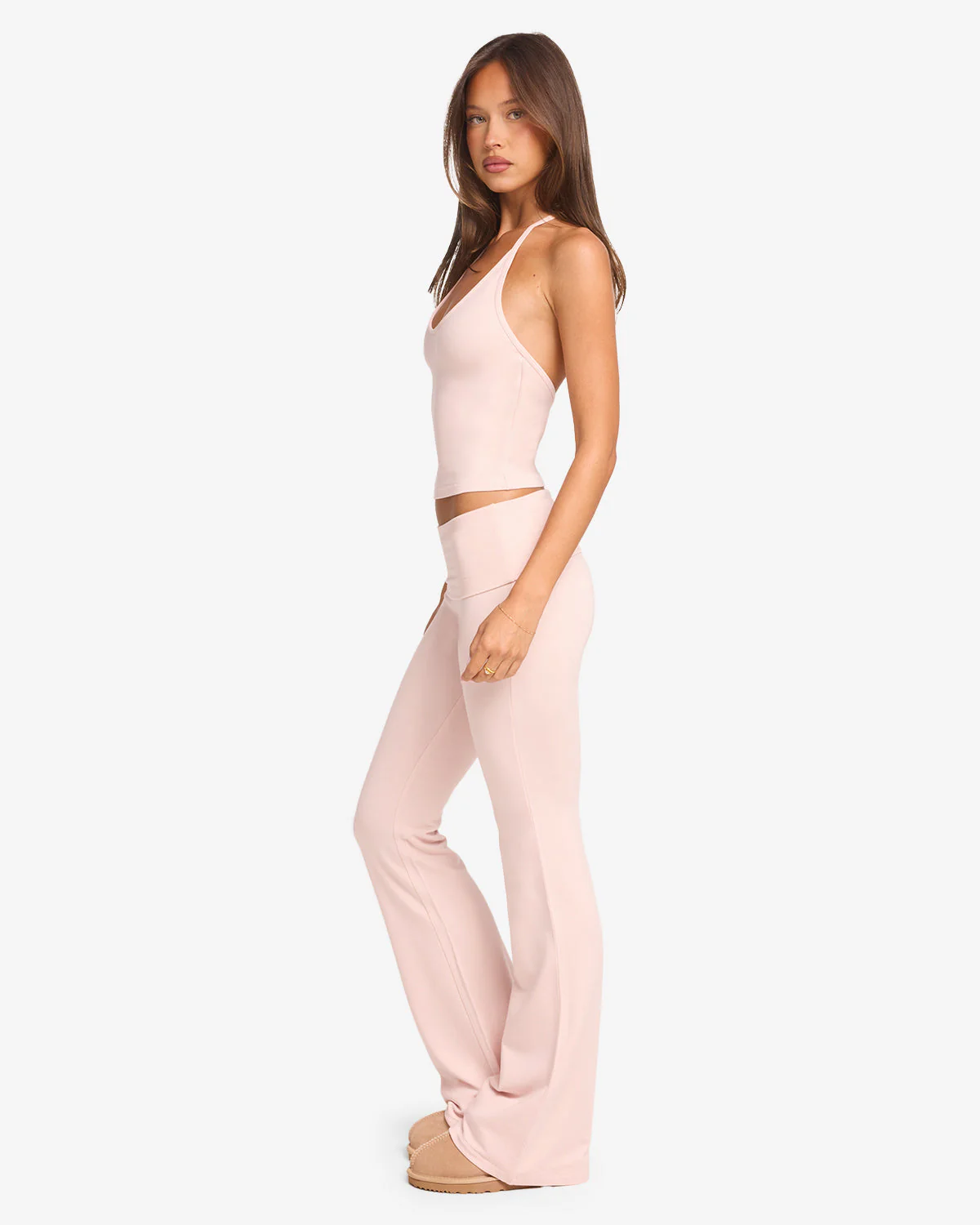 Jersey Flare Pant | Blush - Image 4