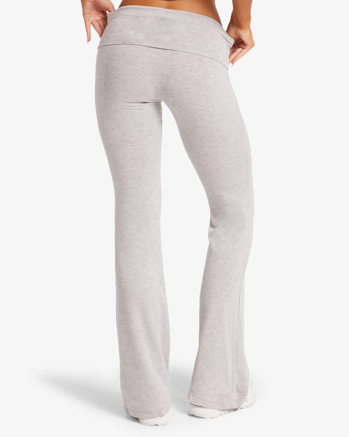 Jersey Flare Pant | Light Grey - Image 5