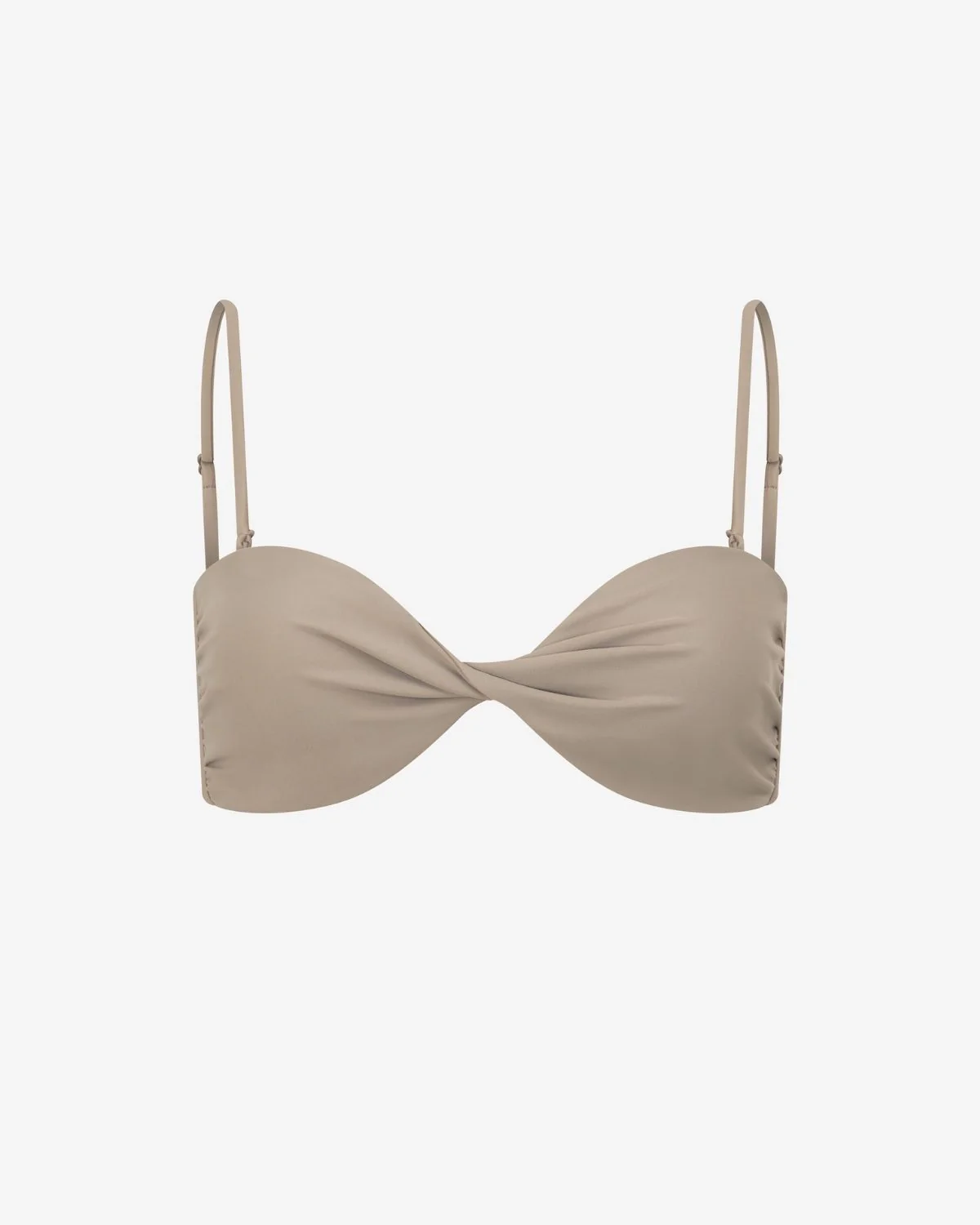 Swim Twist Bandeau | Almond - Image 3