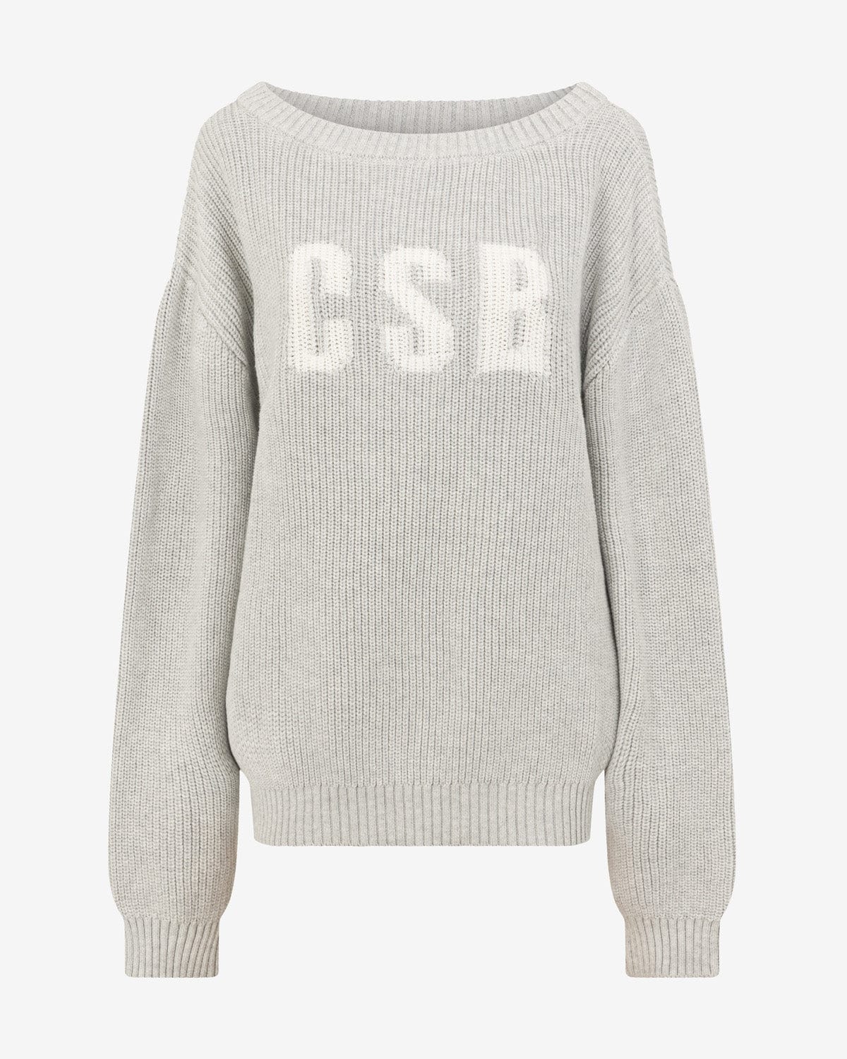 Off Shoulder Knit Sweater | Snow Marl - Image 7