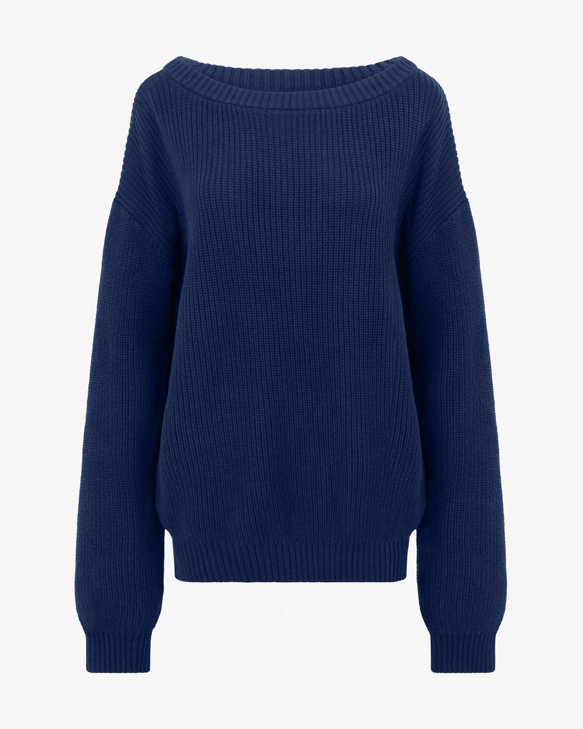 Off Shoulder Knit Sweater | Navy - Image 5