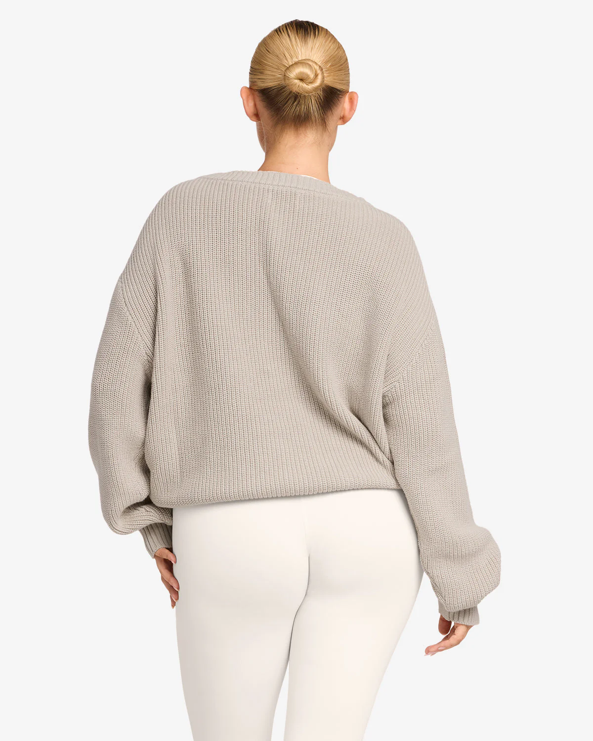 Off Shoulder Knit Sweater | Oak - Image 9