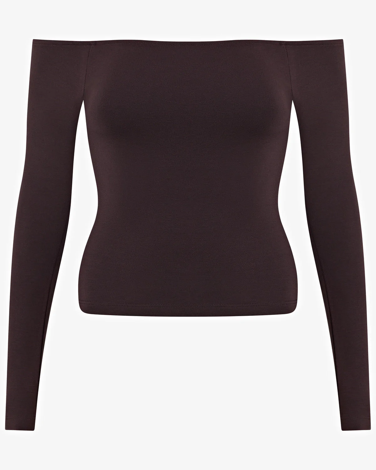 Off Shoulder Leisure Top | Espresso - Image 8