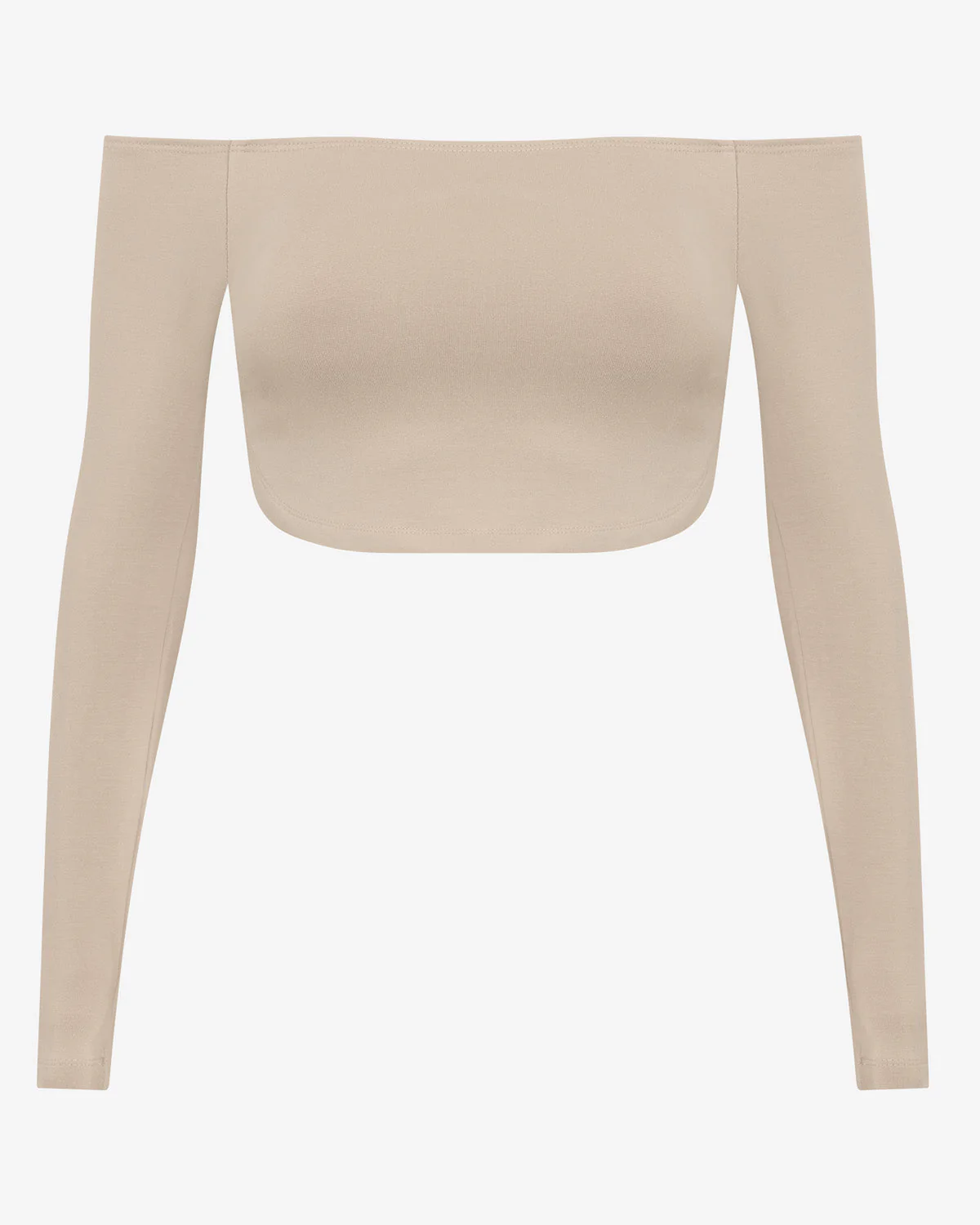 Open Back Long Sleeve Top | Fawn - Image 4